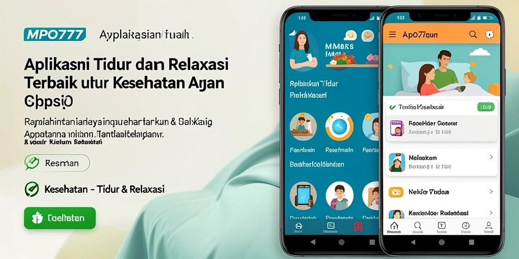 Antarmuka aplikasi MPO777 yang sederhana dan menenangkan.