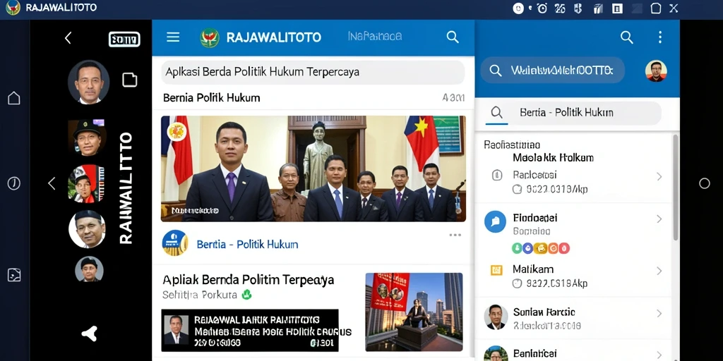 Tampilan antarmuka aplikasi RAJAWALITOTO yang informatif dan menarik.