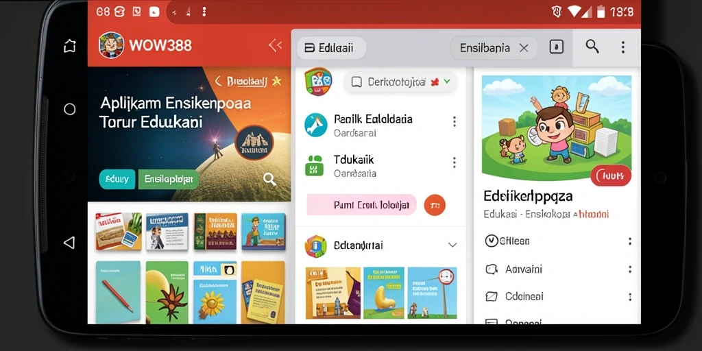 Antarmuka aplikasi WOW388 yang informatif dan ramah pengguna.
